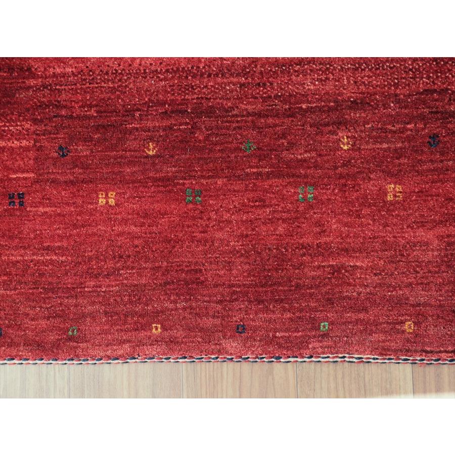 ギャベ　Gabbeh Lori Atash ロリアタシュ 125x83cm レッドグラデーション　最上級の細かな織り |  | 04