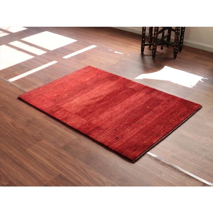 ギャベ　Gabbeh Lori Atash ロリアタシュ 125x83cm レッドグラデーション　最上級の細かな織り |  | 05