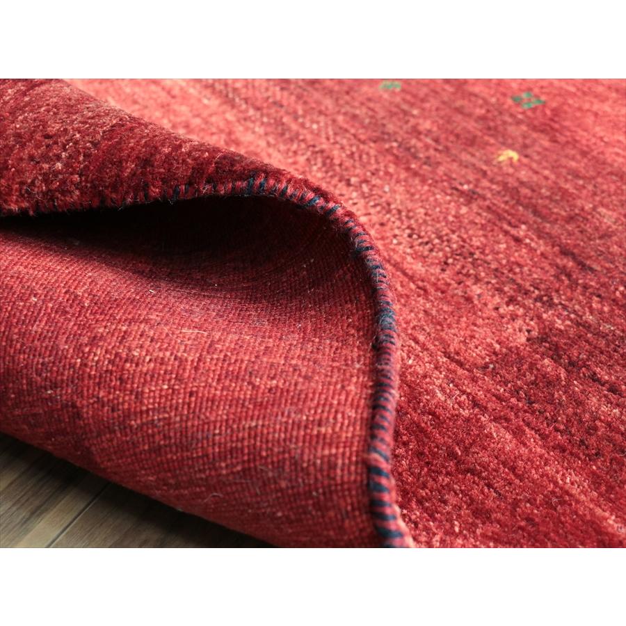 ギャベ　Gabbeh Lori Atash ロリアタシュ 125x83cm レッドグラデーション　最上級の細かな織り |  | 08