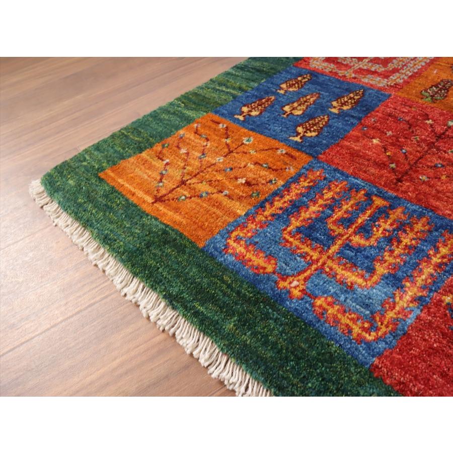 ギャッベ ノマド　 115x78cm ガーデンデザイン　生命の木　イラン産手織り　Gabbeh Nomad |  | 04