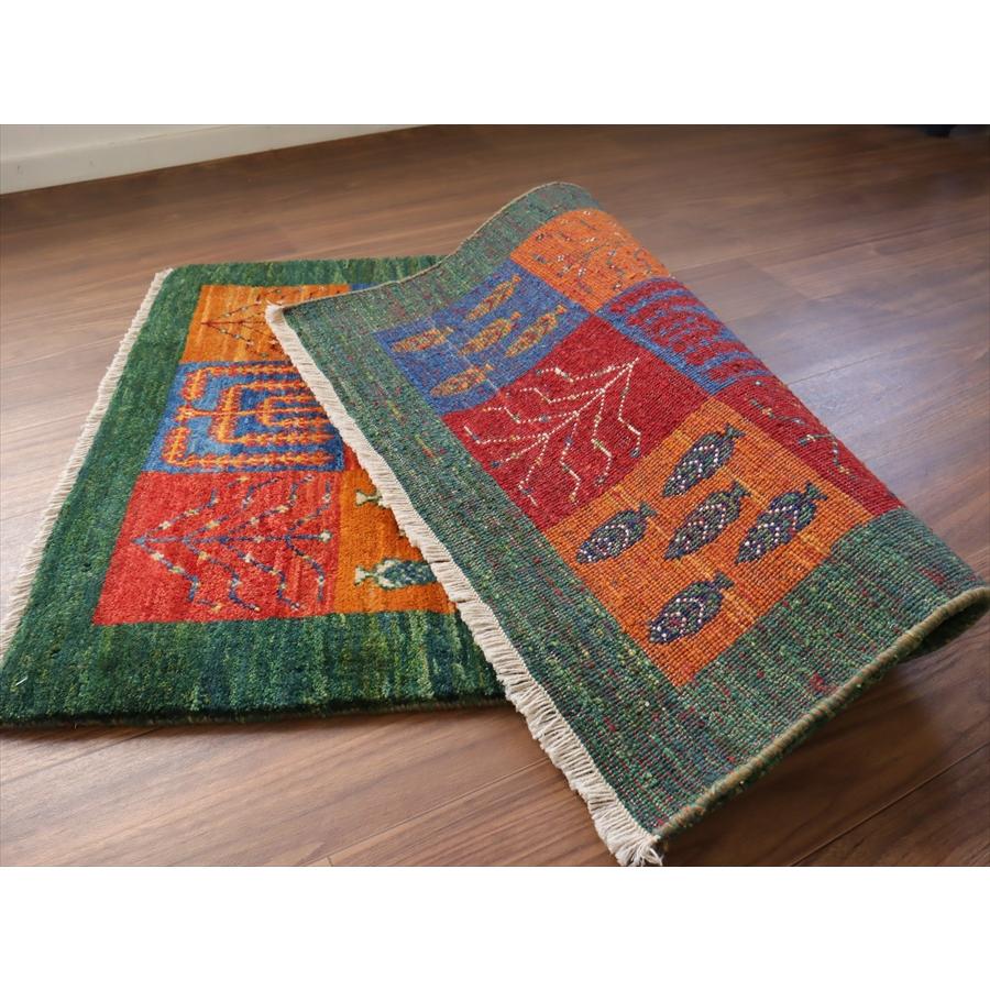 ギャッベ ノマド　 115x78cm ガーデンデザイン　生命の木　イラン産手織り　Gabbeh Nomad |  | 05