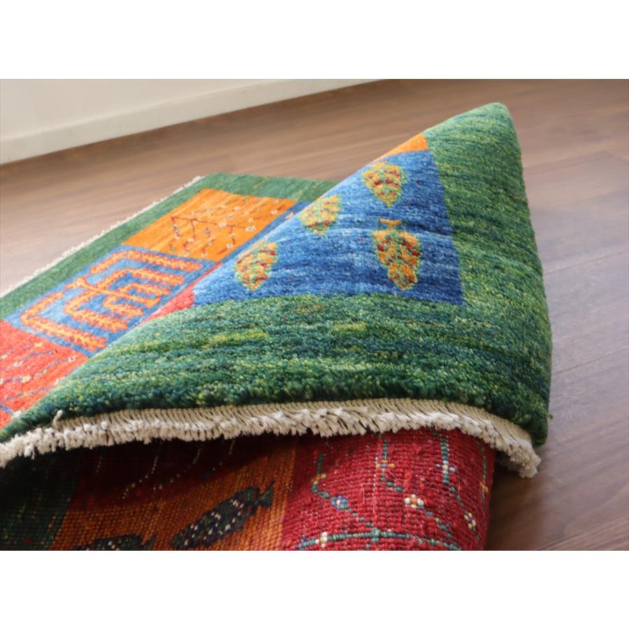 ギャッベ ノマド　 115x78cm ガーデンデザイン　生命の木　イラン産手織り　Gabbeh Nomad |  | 06