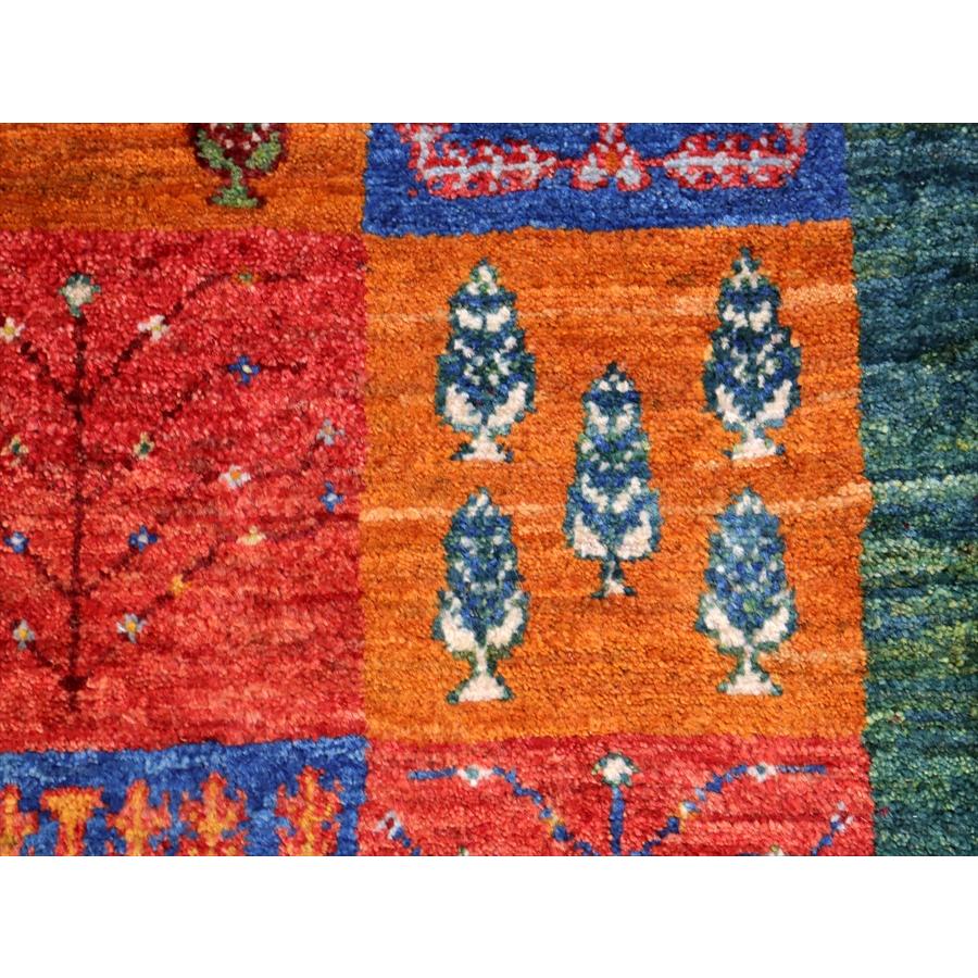 ギャッベ ノマド　 115x78cm ガーデンデザイン　生命の木　イラン産手織り　Gabbeh Nomad |  | 07