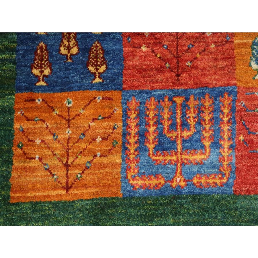 ギャッベ ノマド　 115x78cm ガーデンデザイン　生命の木　イラン産手織り　Gabbeh Nomad |  | 08