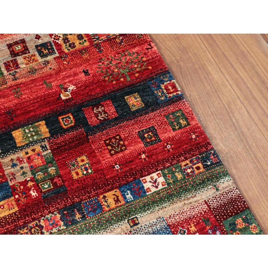 ギャッベ ノウバフト Nowbaft 98x70cm カラフルタイル　緻密に織られたモチーフ |  | 05