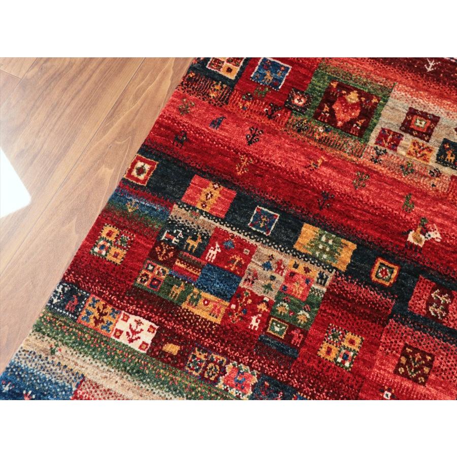 ギャッベ ノウバフト Nowbaft 98x70cm カラフルタイル　緻密に織られたモチーフ |  | 06