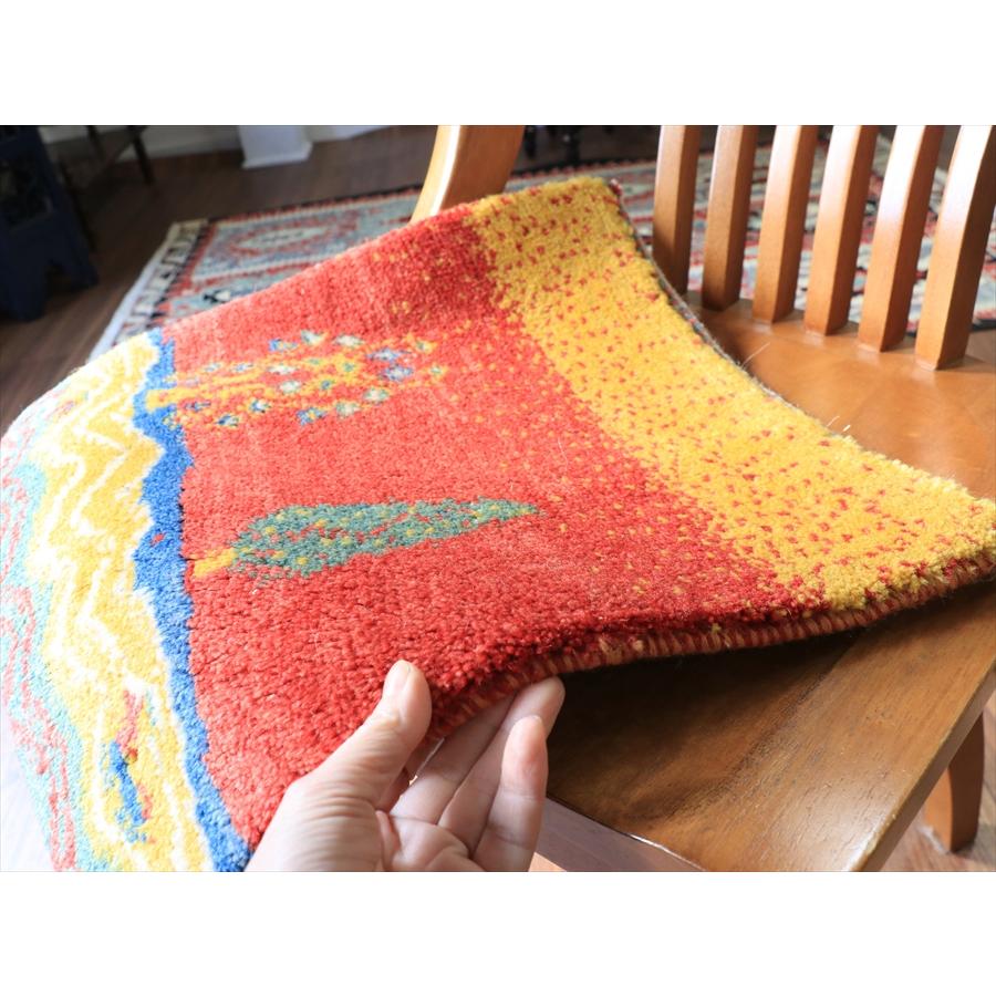 ギャッベ ノマド ミニギャッベ 45x45cm 生命の木のある風景 |  | 04