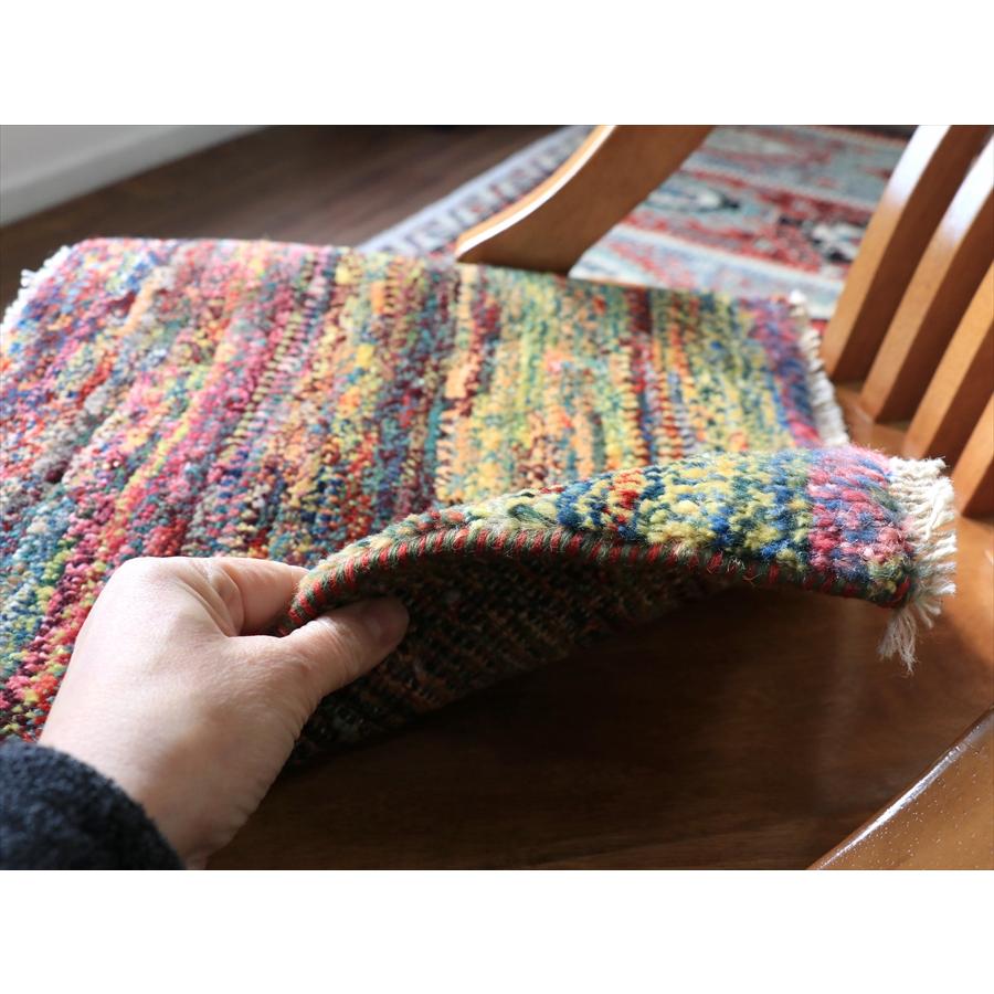 ギャッベ ノマド ミニギャッベ 38x40cm ドットミックス |  | 04