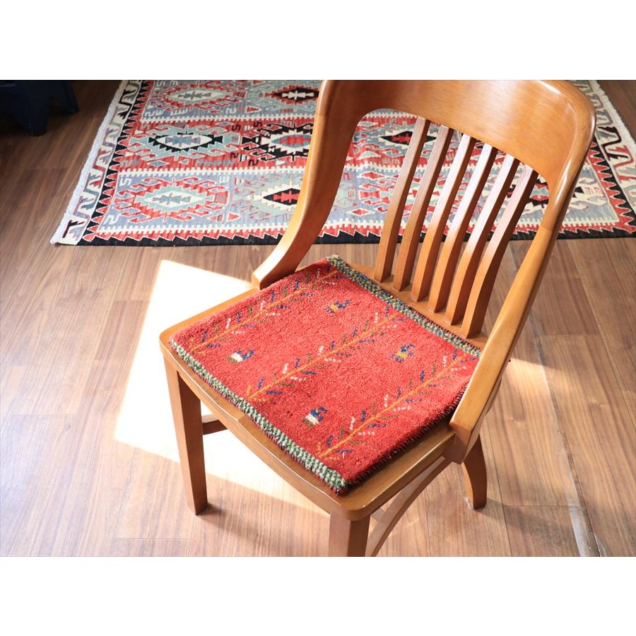 ギャッベ ノマド ミニギャッベ 36x40cm レッド　生命の木 |  | 01