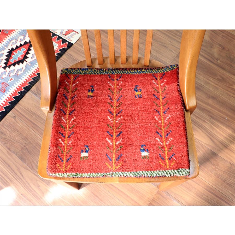 ギャッベ ノマド ミニギャッベ 36x40cm レッド　生命の木 |  | 03