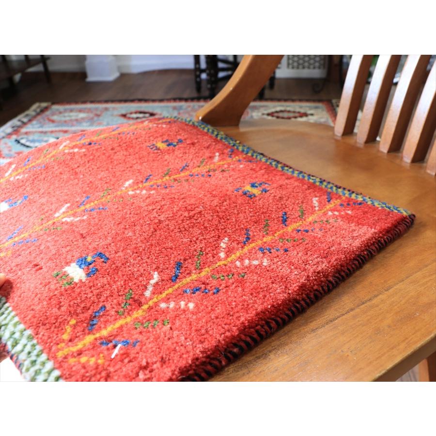 ギャッベ ノマド ミニギャッベ 36x40cm レッド　生命の木 |  | 04