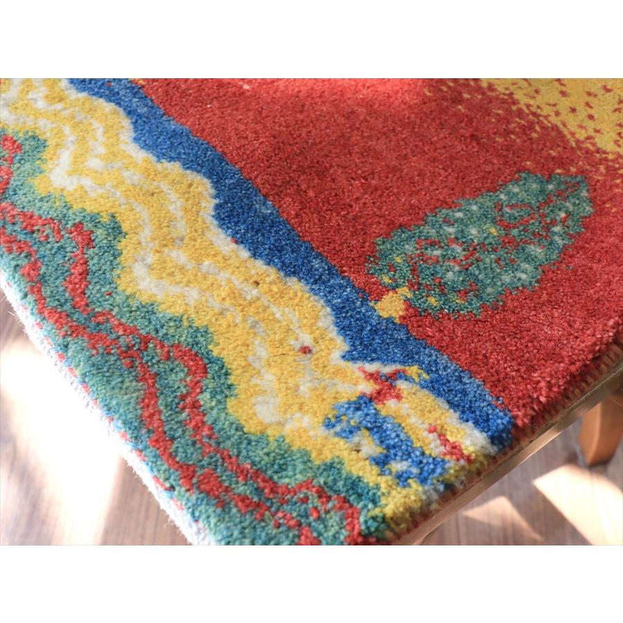 ギャッベ ノマド ミニギャッベ 45x46cm 生命の木のある風景 |  | 03