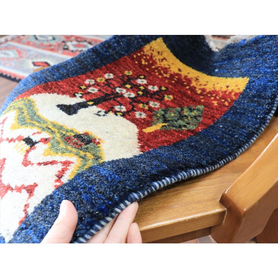 ギャッベ ノマド ミニギャッベ 60x39cm ネイビー　プラムツリー |  | 03