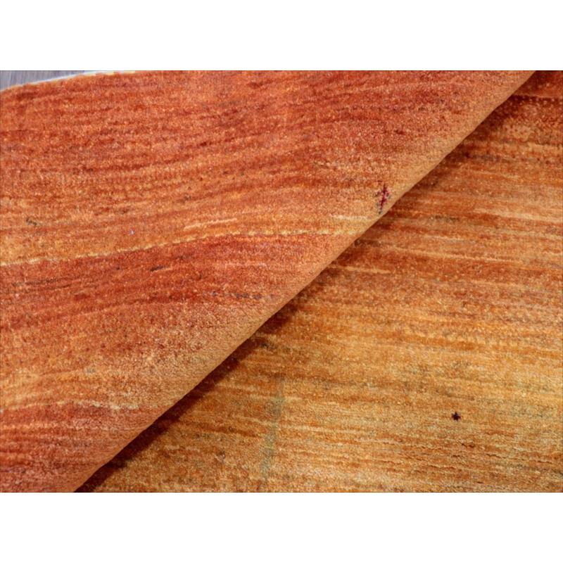 ギャッベ ロリアタシュ 細かな織りの最高級ギャッベ Gabbeh Lori Atash 256x204cm イエローオレンジグラデーション |  | 12