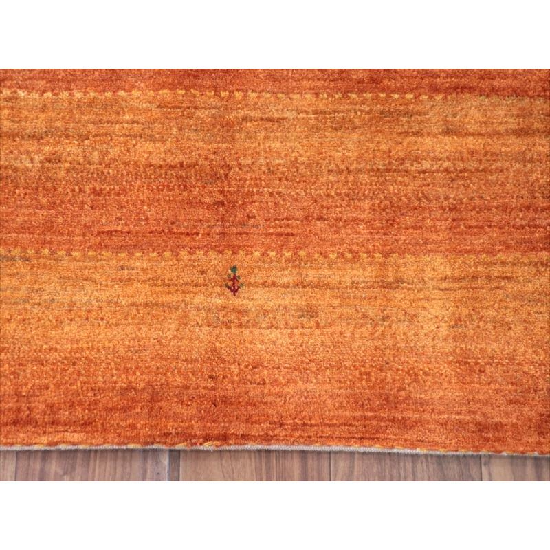 ギャッベ ロリアタシュ 細かな織りの最高級ギャッベ Gabbeh Lori Atash 256x204cm イエローオレンジグラデーション |  | 09