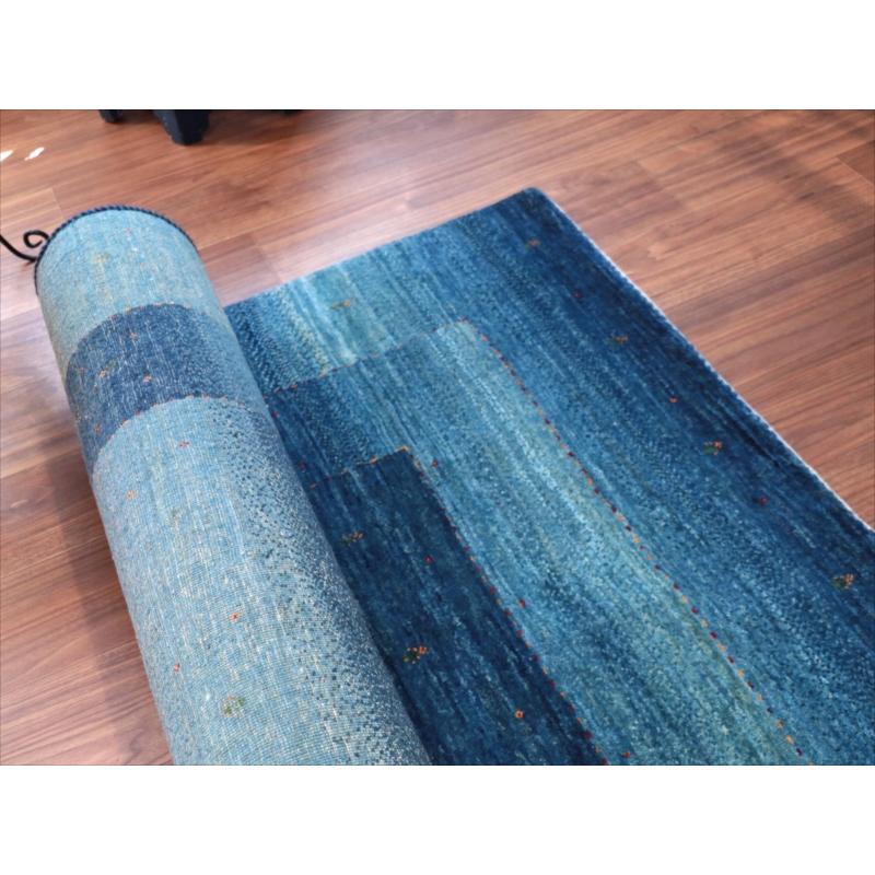 ギャッベ/ロリアタシュ　LoriAtash 262x194cm ブルーグラデーション　最上級の細かな織り |  | 13