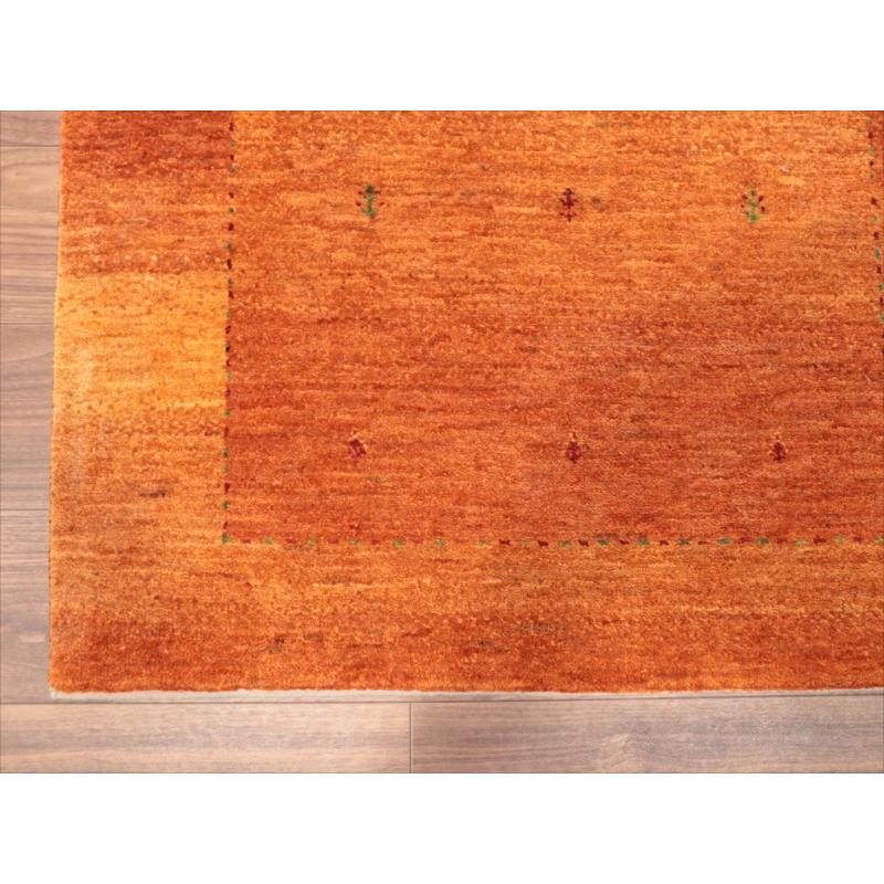 ギャッベ　ロリアタシュ 128x81cm オレンジグラデーション　Lori Atash 細かく緻密な織り |  | 05