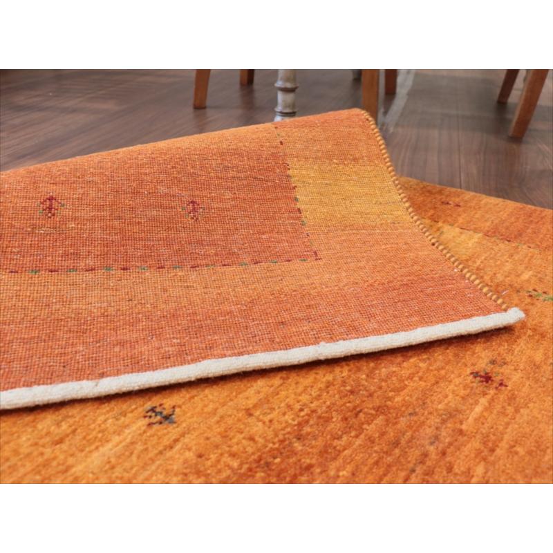 ギャッベ　ロリアタシュ 128x81cm オレンジグラデーション　Lori Atash 細かく緻密な織り |  | 07