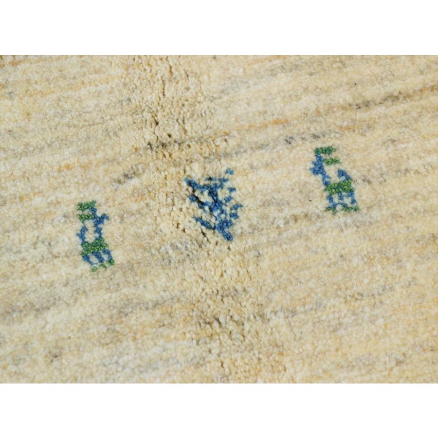 ギャッベ イラン産手織りラグ 240×200cm シンプル　無地　ナチュラルアイボリー　ベージュ |  | 04