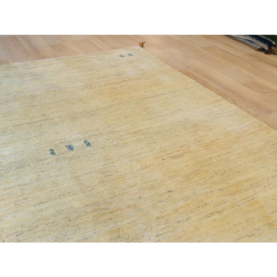 ギャッベ イラン産手織りラグ 240×200cm シンプル　無地　ナチュラルアイボリー　ベージュ |  | 07