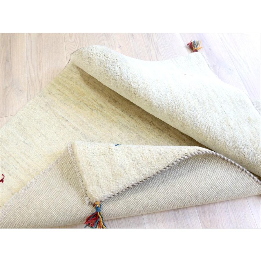 ギャッベ イラン産 手織りラグ 143×98cm Gabbeh ナチュラルアイボリー |  | 10
