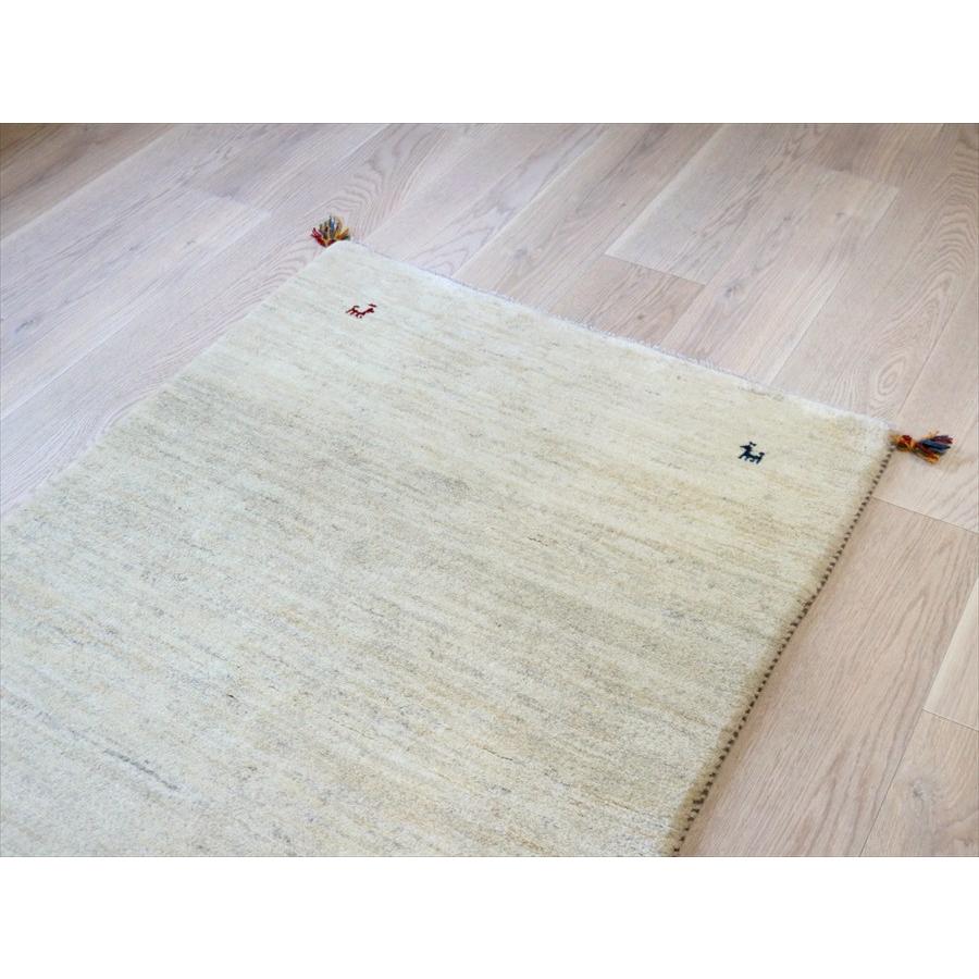 ギャッベ イラン産 手織りラグ 143×98cm Gabbeh ナチュラルアイボリー |  | 03