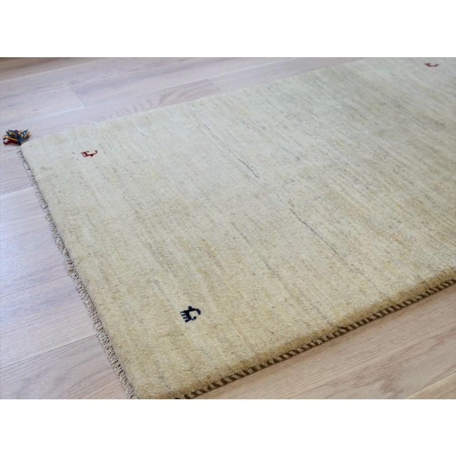 ギャッベ イラン産 手織りラグ 143×98cm Gabbeh ナチュラルアイボリー |  | 04
