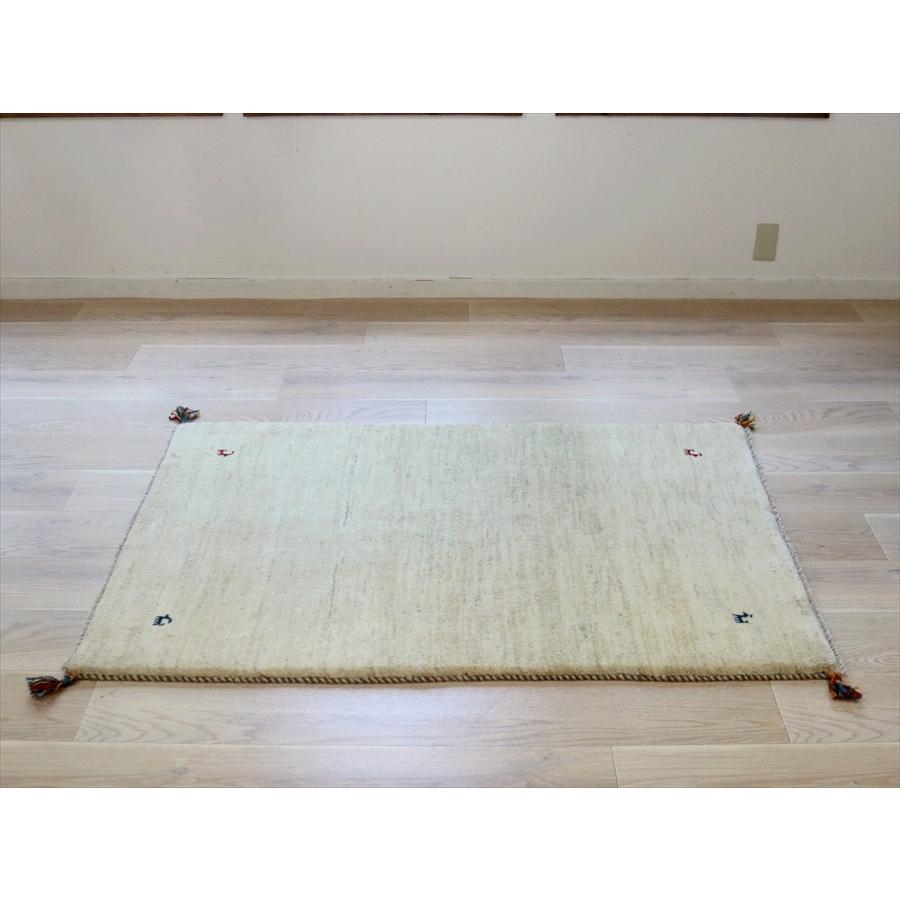 ギャッベ イラン産 手織りラグ 143×98cm Gabbeh ナチュラルアイボリー |  | 05
