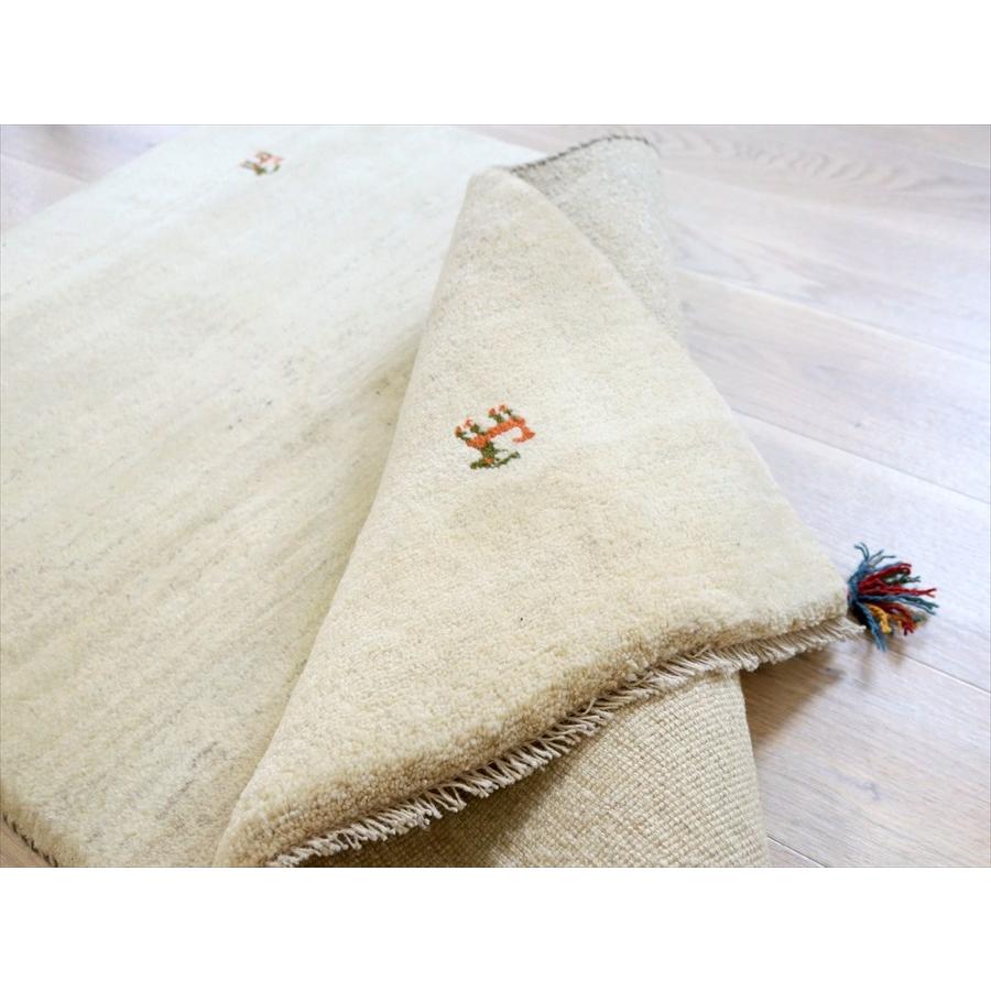 ギャッベ イラン産 手織りラグ 148×93cm Gabbeh ナチュラルアイボリー |  | 09