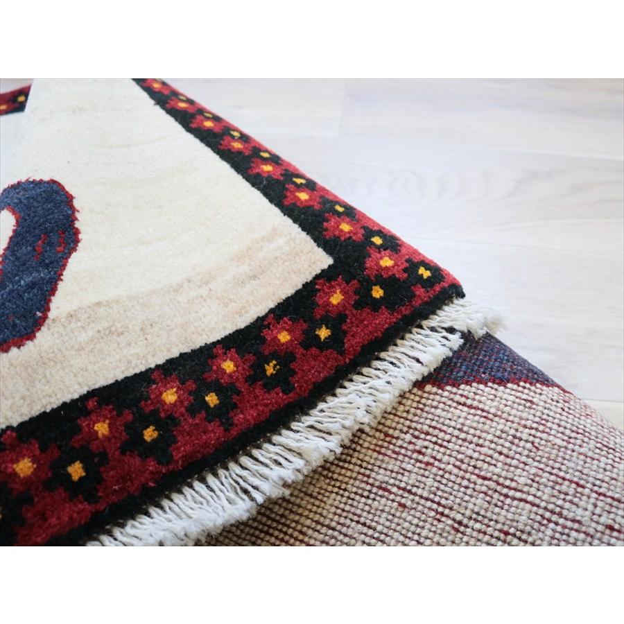 ライオンギャッベ　青いヒョウ 135×85cm トライバルラグ オールドギャッベ |  | 09