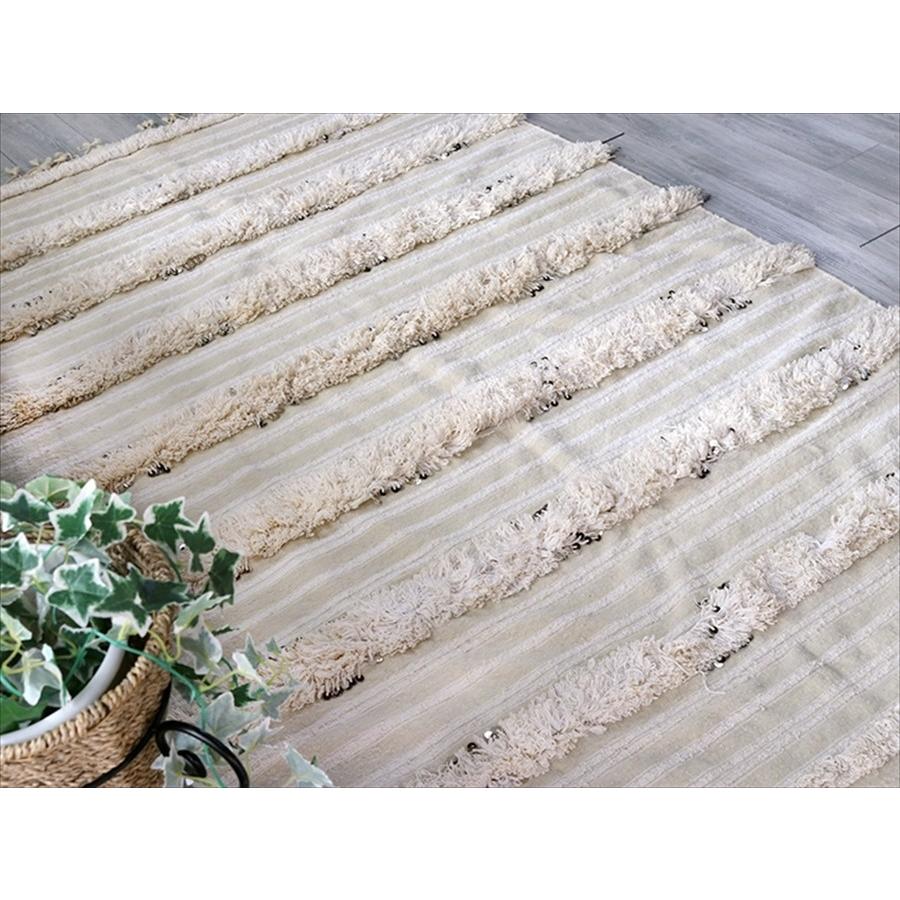 モロッコ キリム ハンディラ  221x148cm ウエディング用のブランケットキリム　Moroccan Handira Wedding blancet | ブランド登録なし | 06
