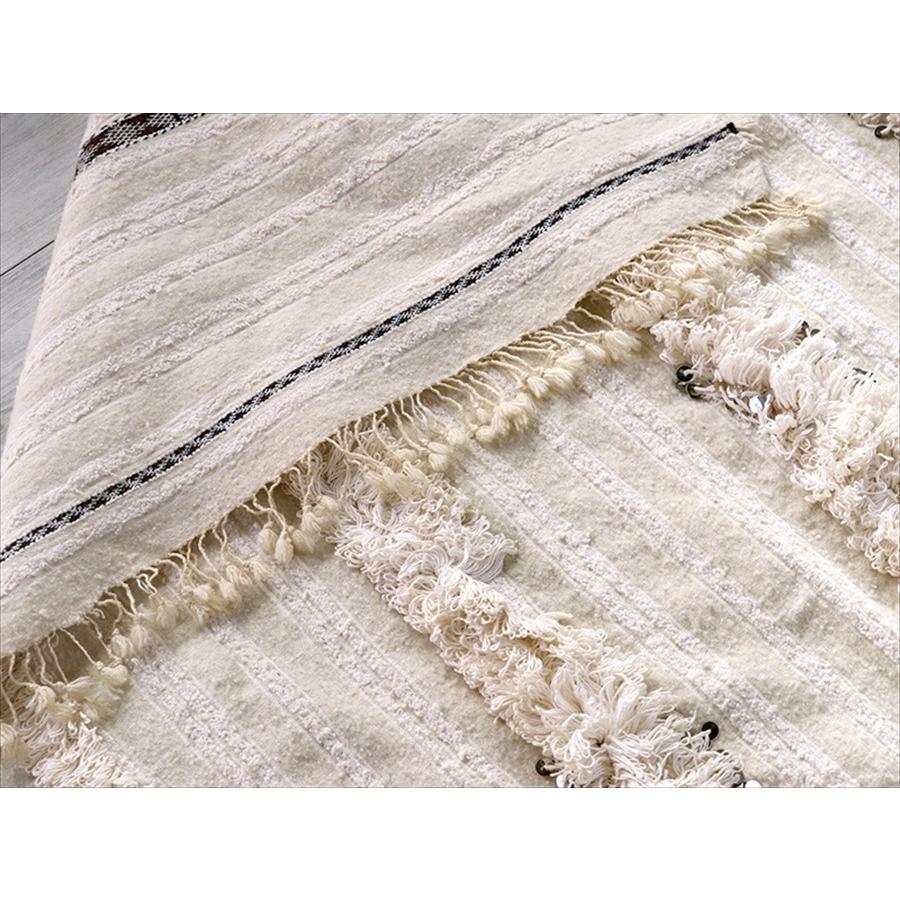 モロッコ キリム ハンディラ  221x148cm ウエディング用のブランケットキリム　Moroccan Handira Wedding blancet | ブランド登録なし | 07