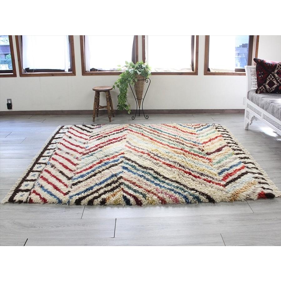 トライバルラグ・部族絨毯/Tulu トゥル トルコ・手織りカーペット 