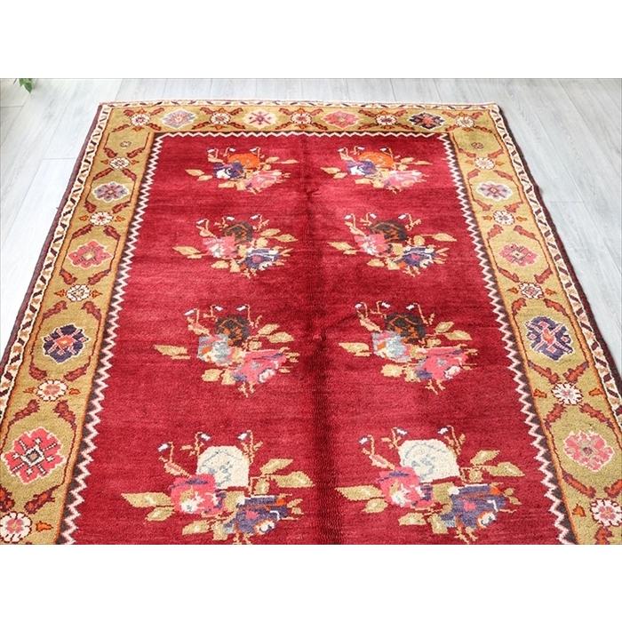 オールドカーペット チャナッカレ　トルコ絨毯/カリヨラ 245x160cm 花束のモチーフ | ブランド登録なし | 02