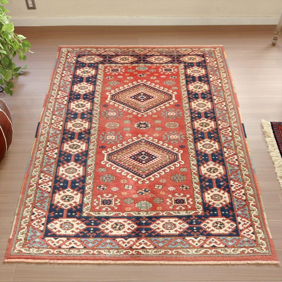 オールドカーペット ベルガマ トルコ絨毯 セッヂャーデ 175x128cm ２つのドラゴン レッド ネイビー Hal1263 インプレッションオブギャッベ 通販 Yahoo ショッピング