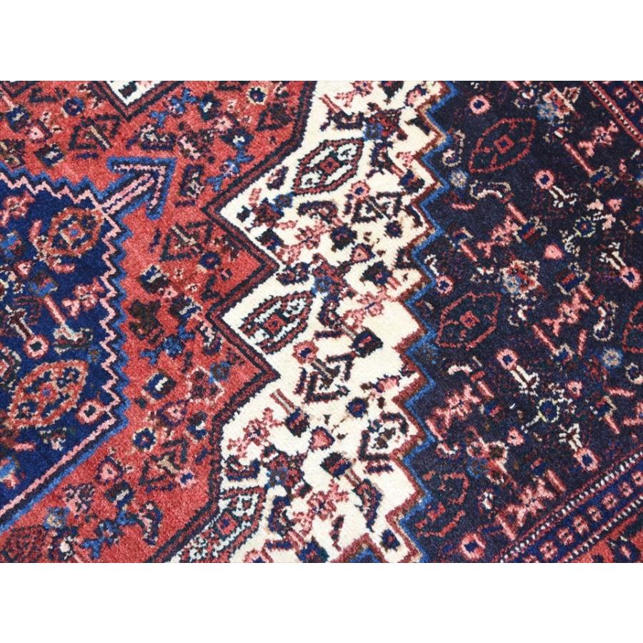 トライバルラグ イランの絨毯/リビングサイズ セッヂャーデ 154x120cm