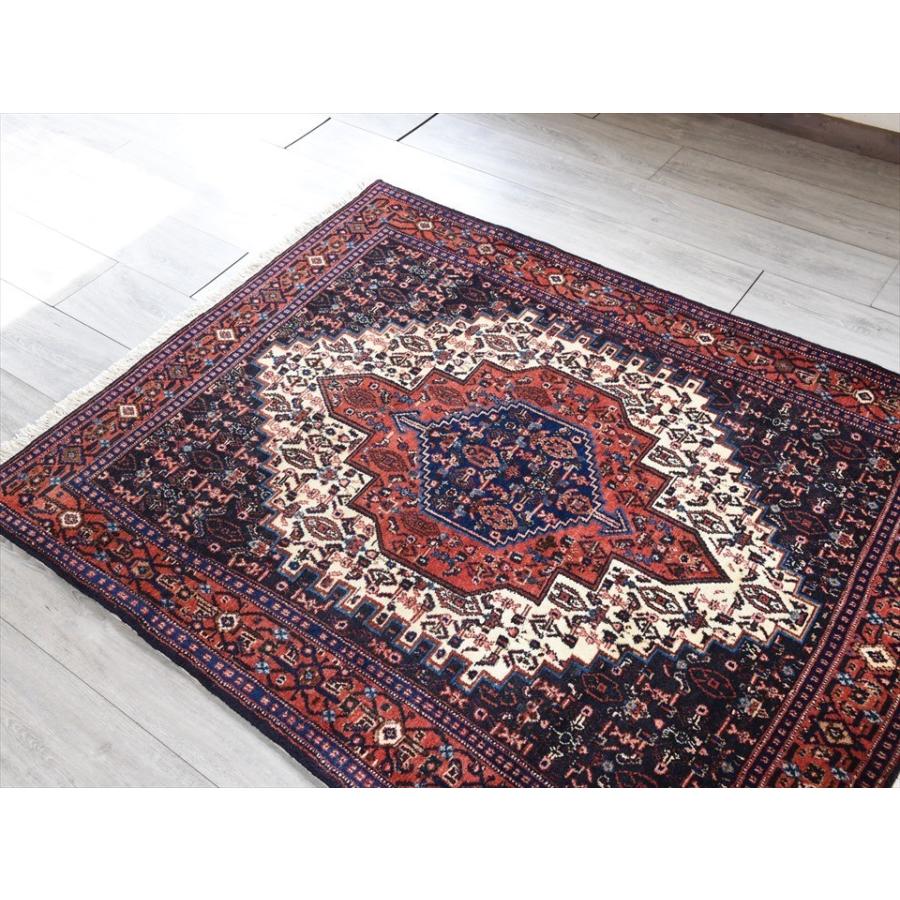 イランのラグ　村の絨毯 トライバルラグ イランの絨毯/リビングサイズ セッヂャーデ 154x120cm