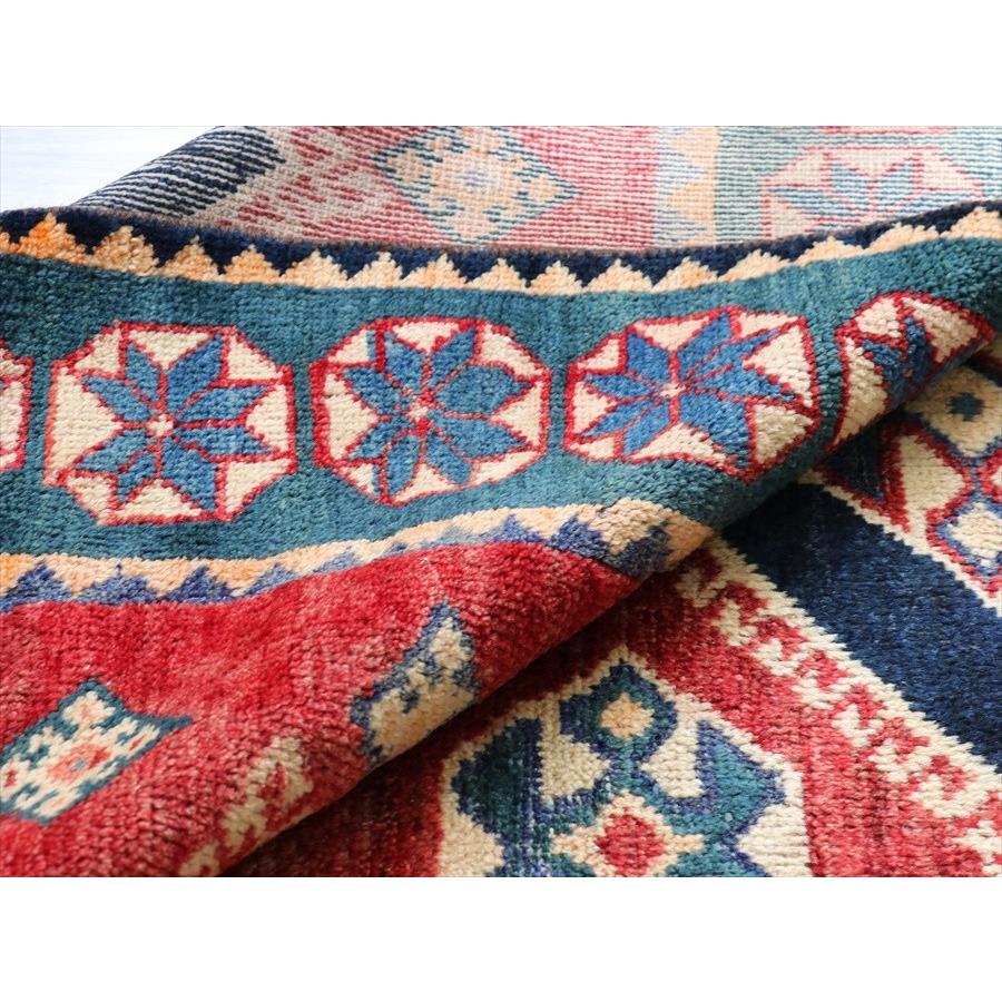 オールドカーペット コンヤ　セッヂャーデ 167x116cm草木染　アカネの赤 インディゴ | ブランド登録なし | 07