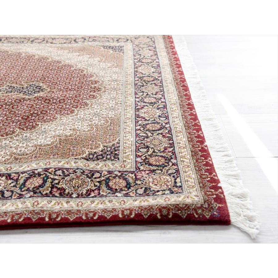 ペルシャ絨毯タブリーズ産 センターラグサイズ188x130cm ワイン ペルシャ絨毯タブリーズ産 センターラグサイズ188x130cm ワイン