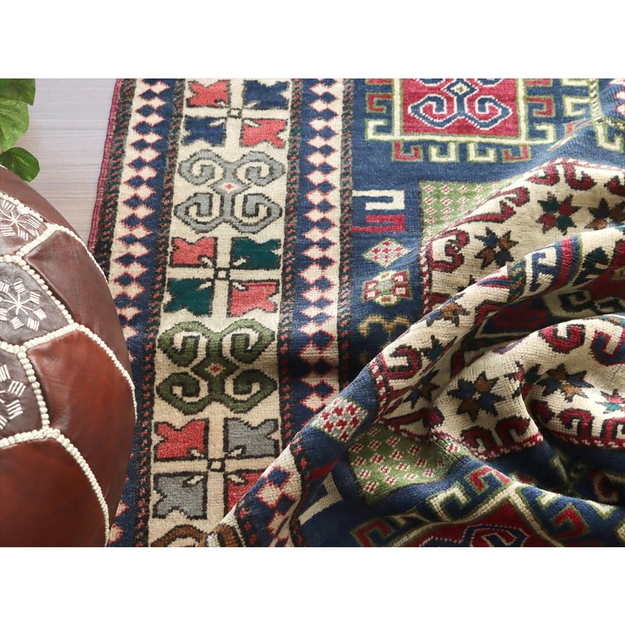 トルコじゅうたん トライバルラグ 205x130cm Karachov rug, カラチョフ