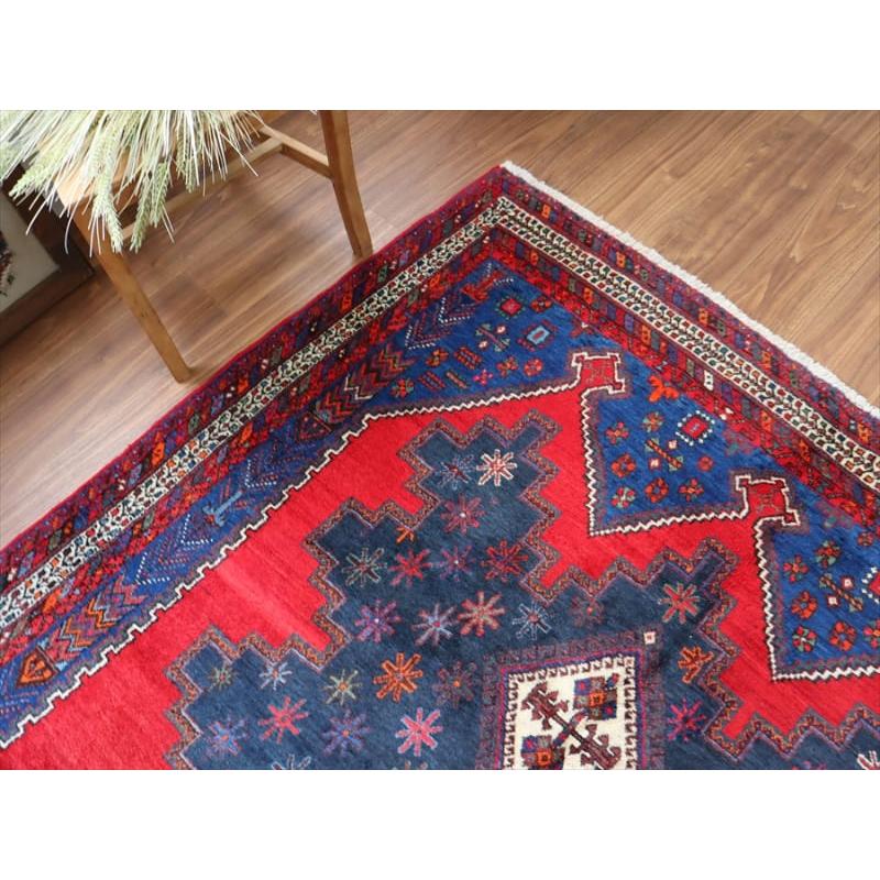 トライバルラグ　アフシャール　 206x161cm イラン南部シルジャン |  | 05