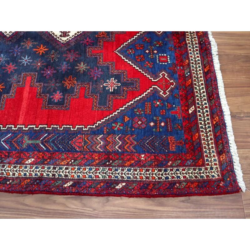 トライバルラグ　アフシャール　 206x161cm イラン南部シルジャン |  | 07