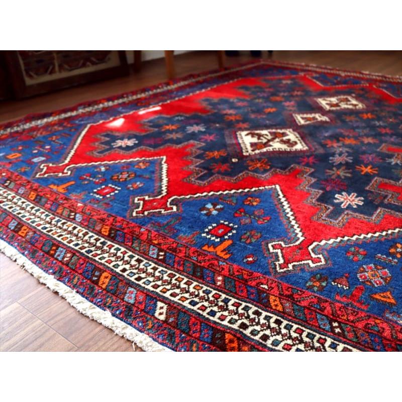 トライバルラグ　アフシャール　 206x161cm イラン南部シルジャン |  | 09