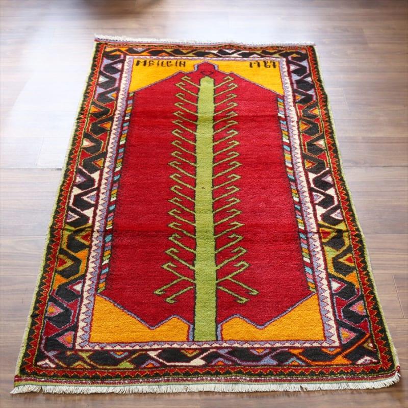 ヴィンテージラグ　1987年　トルコ絨毯 157x86cm チャル　生命の樹 | 