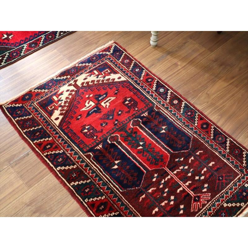 トルコ絨毯　ヴィンテージラグ　ドゥシュメアルトゥ 112x75cm |  | 06