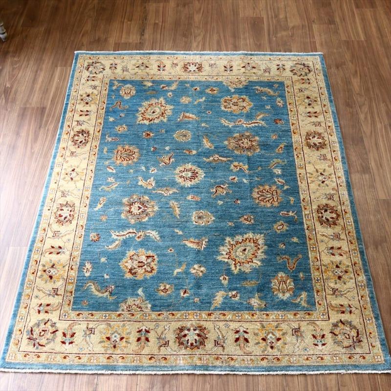 エリアラグ トルコじゅうたん　リプロダクト 196x150cm ウシャクデザイン ウール100％手織り/工芸品カーペット | 