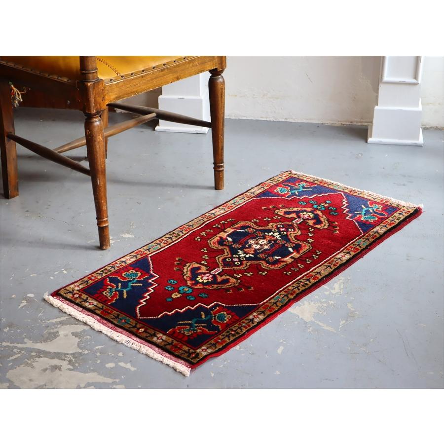 トルコ絨毯 ヤストゥク トライバルラグ 103x50cm コンヤ | ブランド登録なし | 01