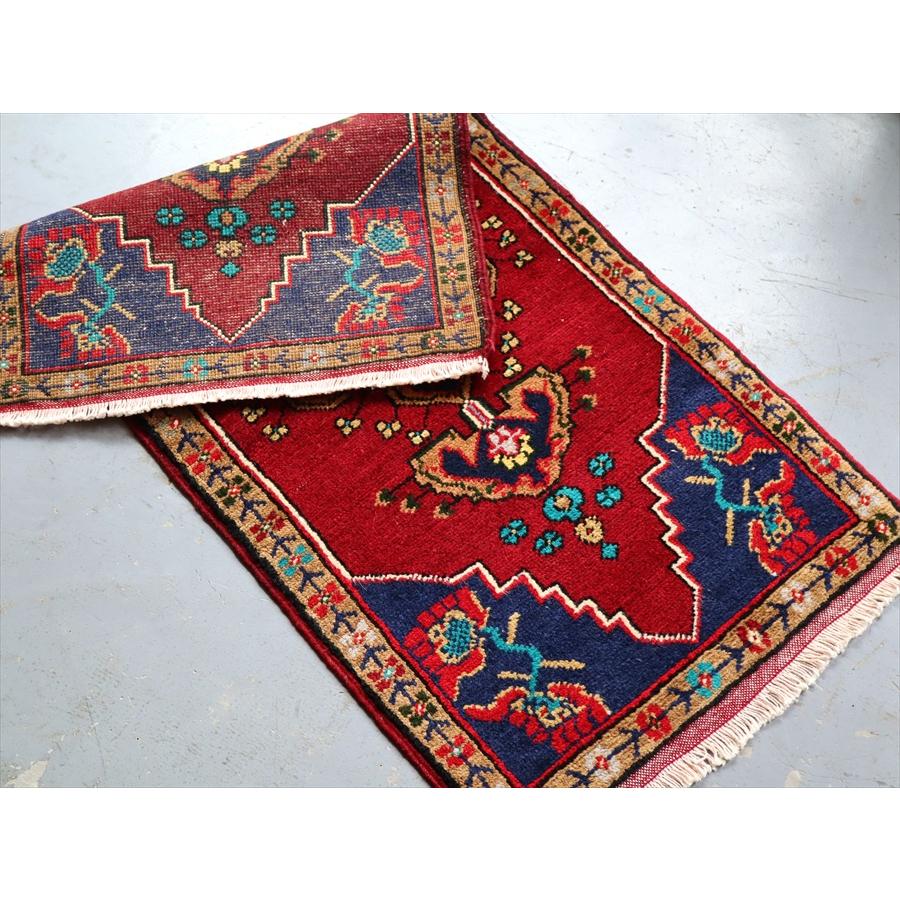 トルコ絨毯 ヤストゥク トライバルラグ 103x50cm コンヤ | ブランド登録なし | 04