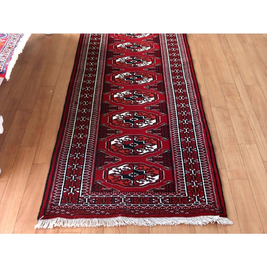 トライバルラグ トルクメン 190x64cm 連なる文様 | ブランド登録なし | 03