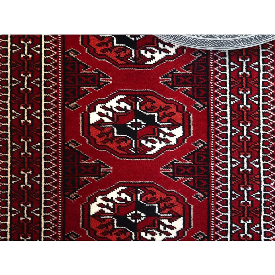 トライバルラグ トルクメン 190x64cm 連なる文様 | ブランド登録なし | 05